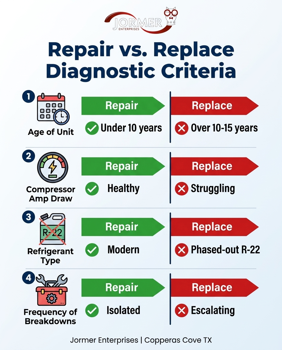 Repair vs. Replace Diagnostic Criteria