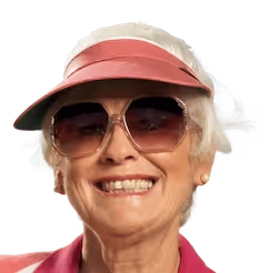 Woman smiling 