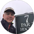 Google Avatar image of male golfer