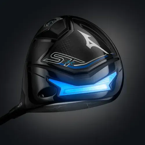 Mizuno ST-X 230 driver against a black background