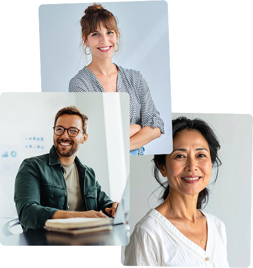 Personnes qui se font accompagner dans leur carrière