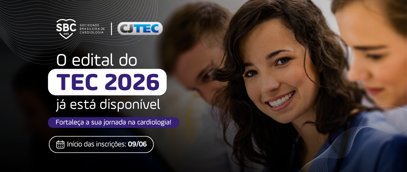 Banner da nova série ABC Spotlight Videocast da SBC, episódio 2 sobre cardiomiopatia hipertrofíca, com Murilo Foppa autor convidado e Jorge Torreão moderador, disponível em vídeo e Spotify.