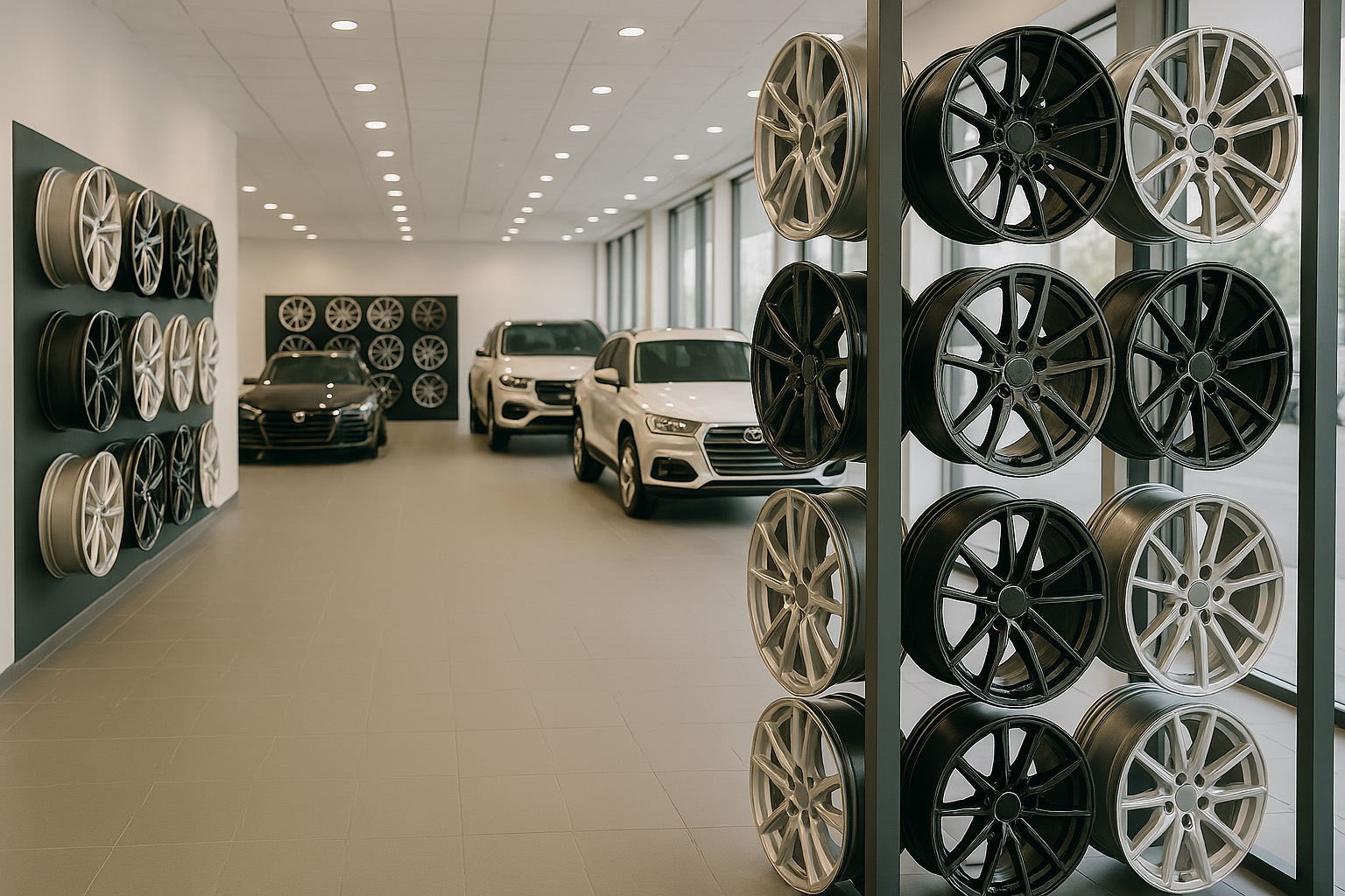 Wheel protected by Treadmark wheel protection