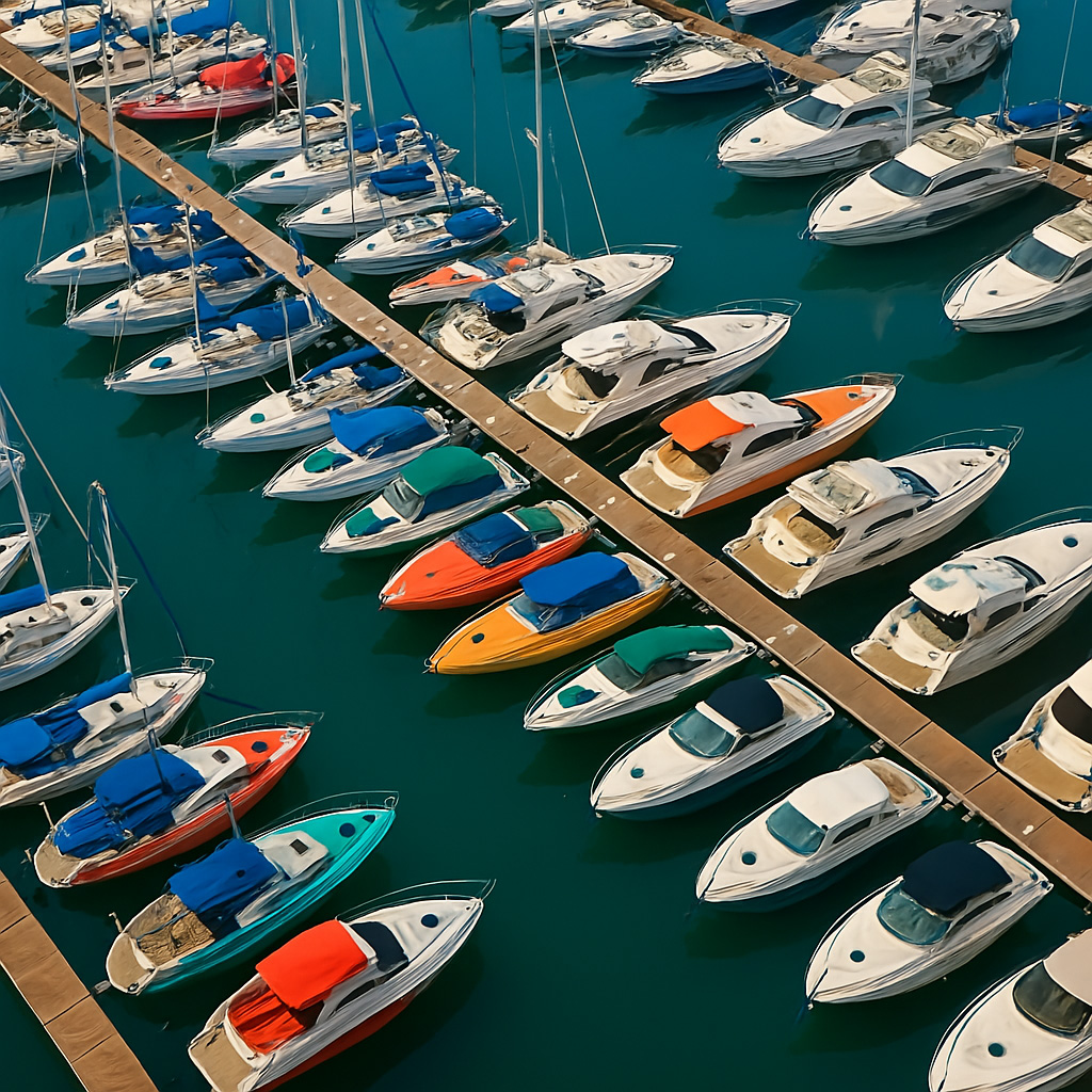 marina proteced by Marinemark theft labels