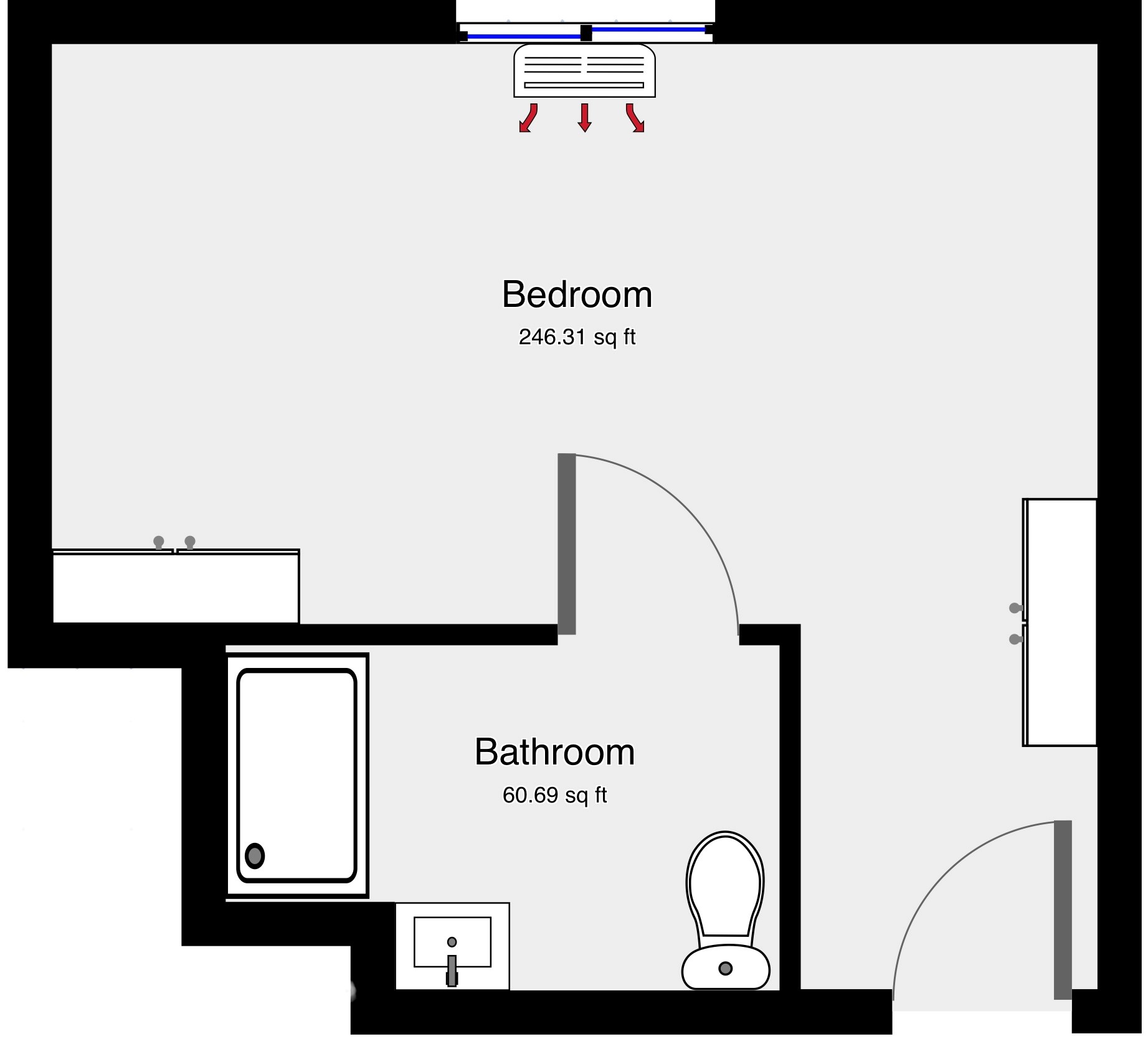 floor plan for memory care studio