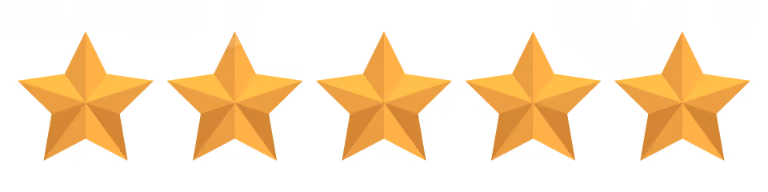 Five gold stars
