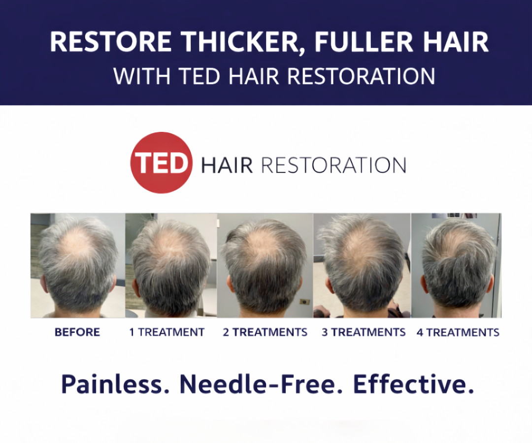 Alma TED hair restoration device for needle-free hair treatment in Buckeye Arizona