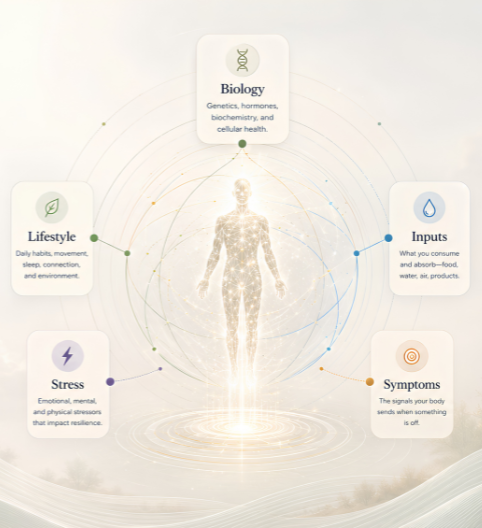 Biodentity™ Method and BioMatrix Mapping™ visual
