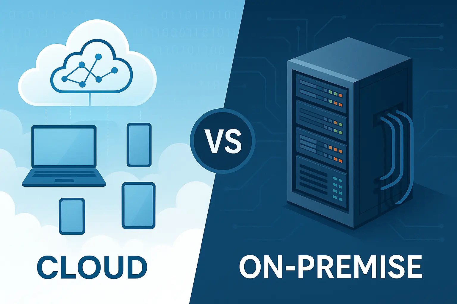 Ist eine Cloud-basierte oder eine On-Premise Lösung für mein Unternehmen besser geeignet?