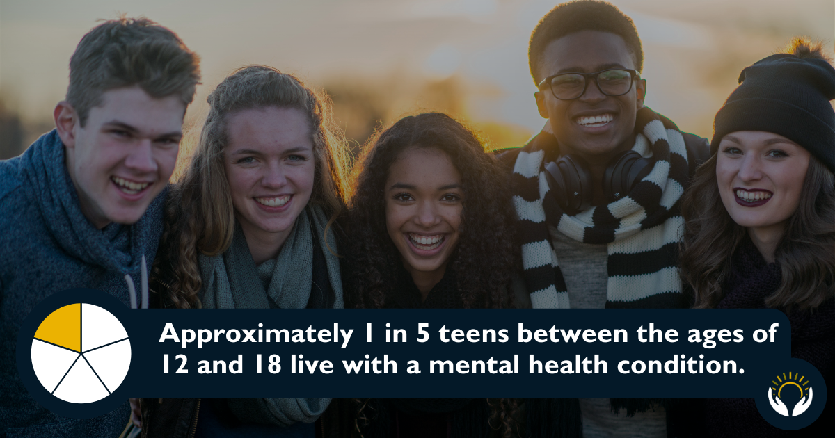 teen mental health statistics to know graphic | Horizon Recovery