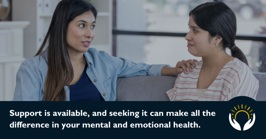 Support is available graphic for blog post | Horizon Recovery