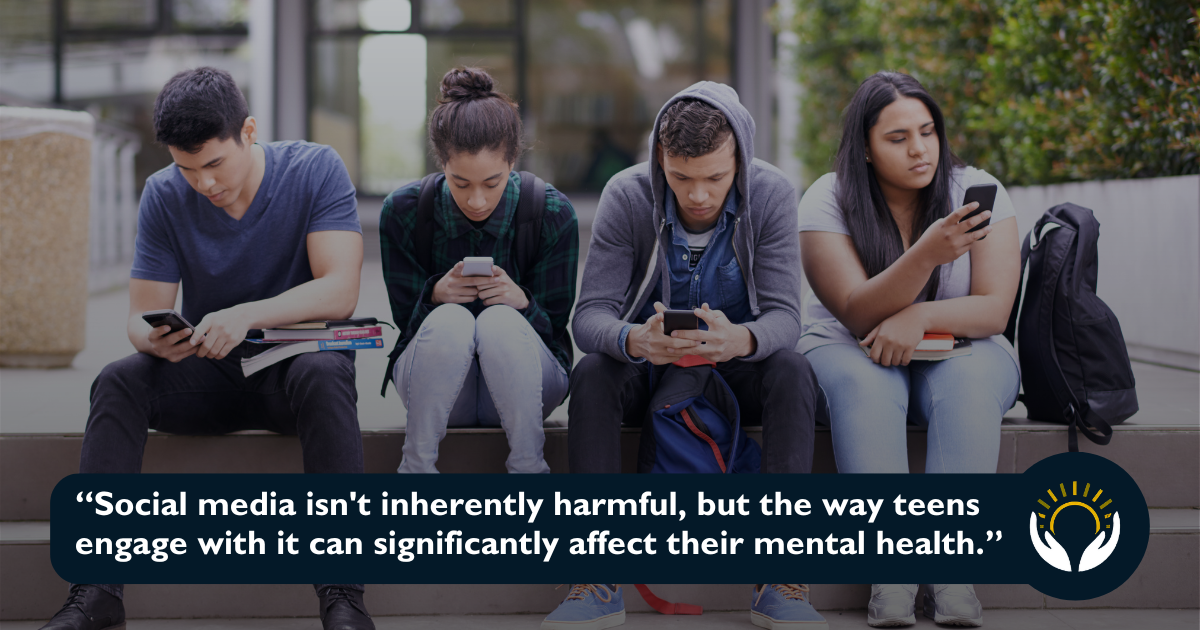 Social Media and Mental Health Graphic | Horizon Recovery
