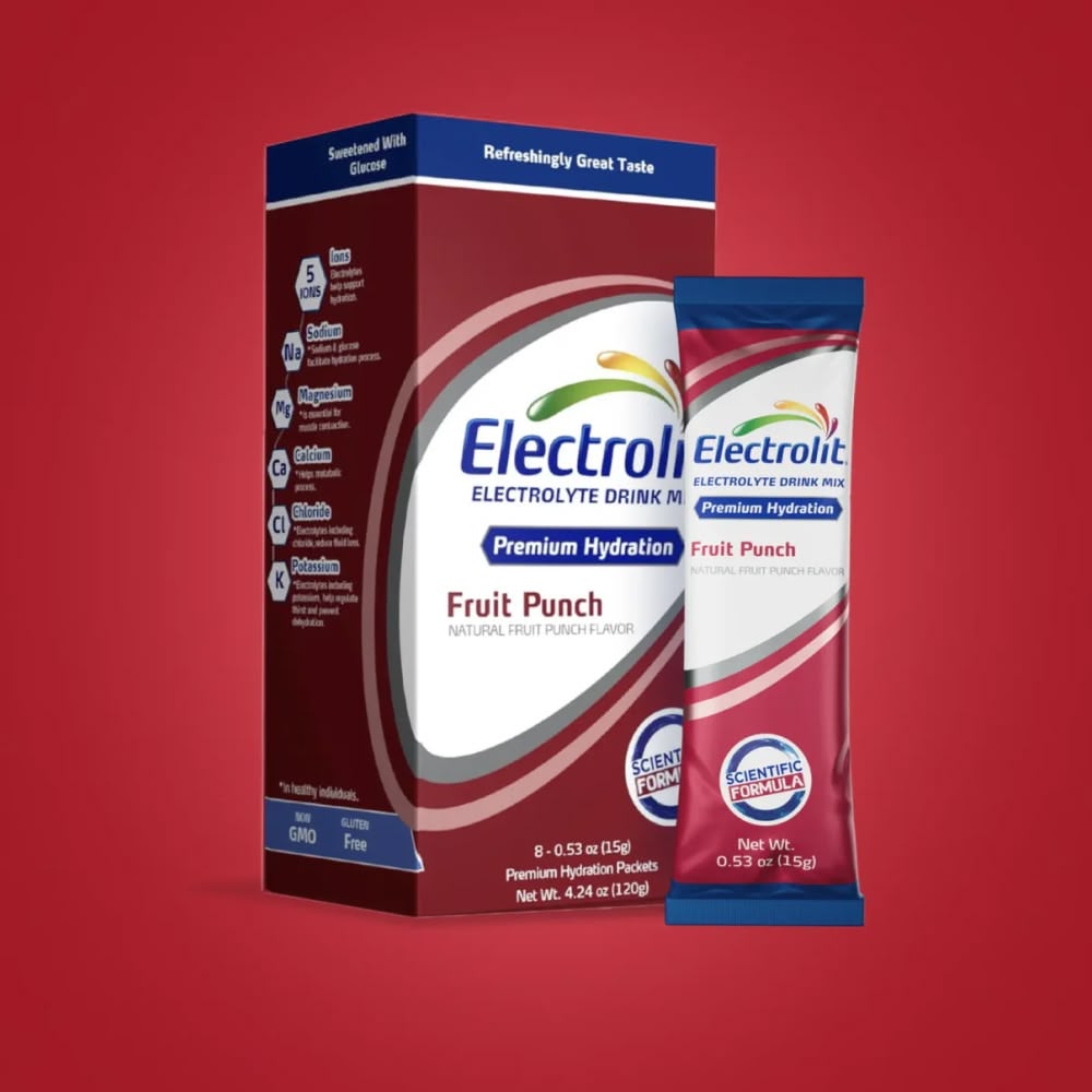 Electrolit Fruit Punch Electrolyte Powder - Electrolit