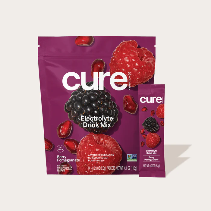 Berry Pomegranate Hydrating Electrolyte Mix - Cure Hydration