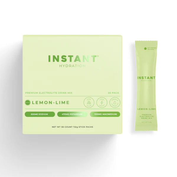 Premium Electrolyte Drink Mix Lemon Lime - Instant Hydration