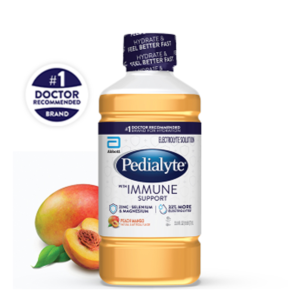 Peach Mango Immune Support - Pedialyte