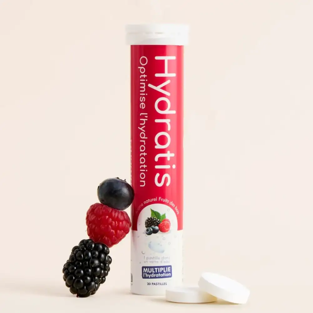 Pastilles Electrolytes Saveur Fruits des Bois - Hydratis