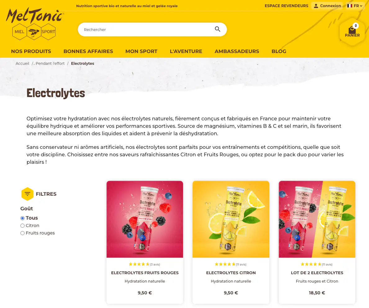 Avis Meltonic 2025 : La Meilleure Boisson Électrolytes au Miel pour Hydratation Naturelle et Endurance