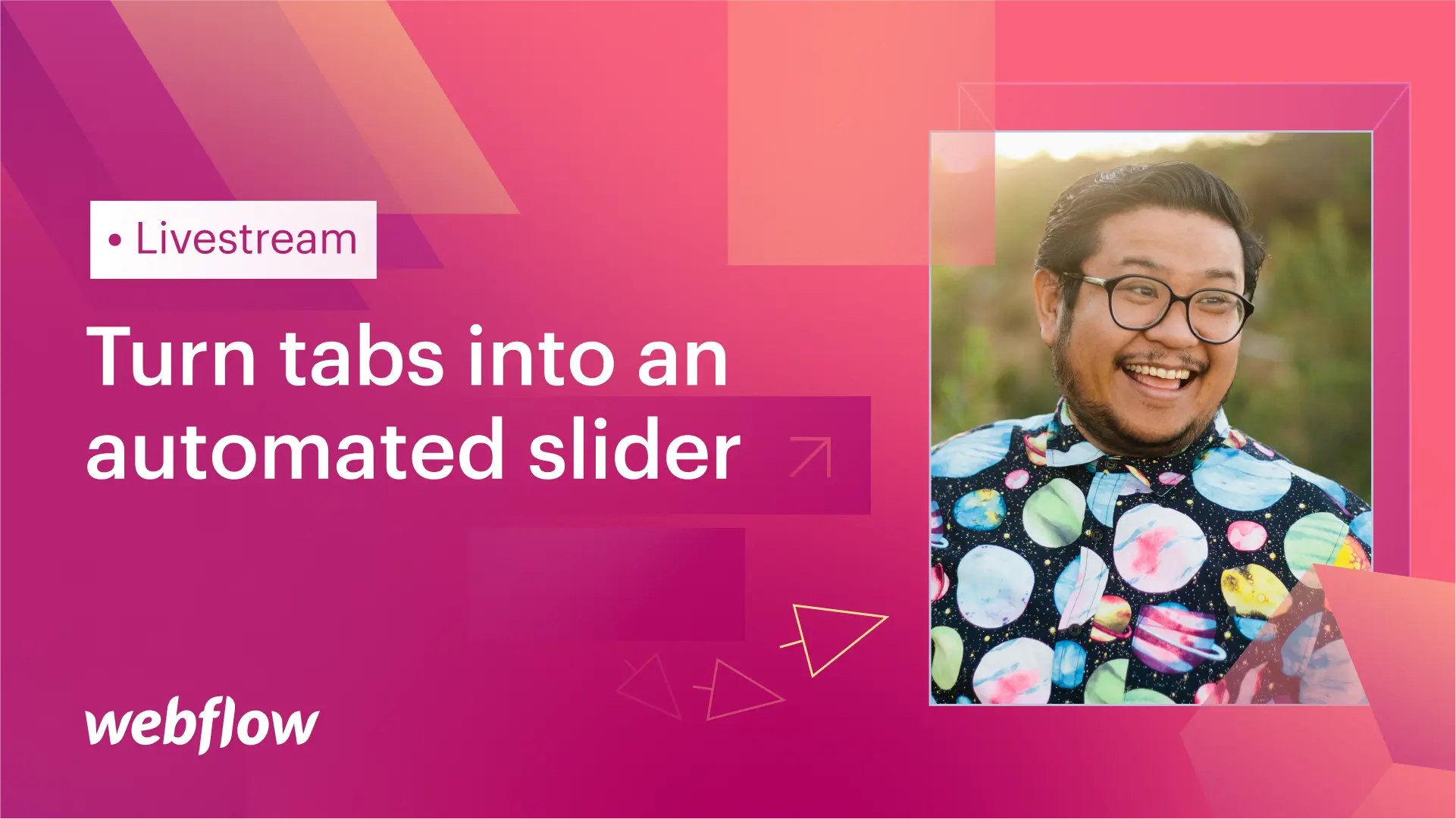 Using tabs as a slider