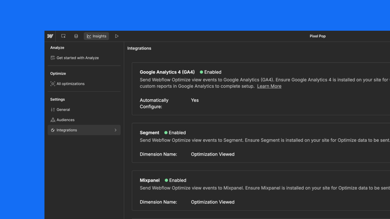 Optimize Enterprise data integrations