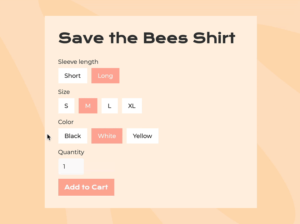 Create new product shopping experiences with variant selector buttons