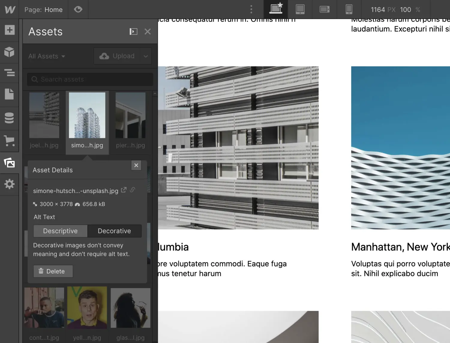 Improve accessibility with more control over image alt text