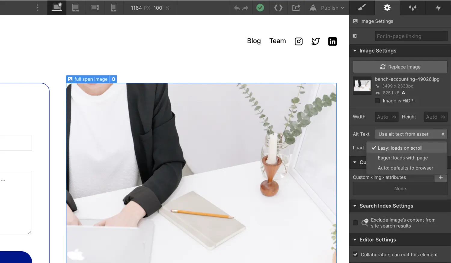 New images set to lazy load by default