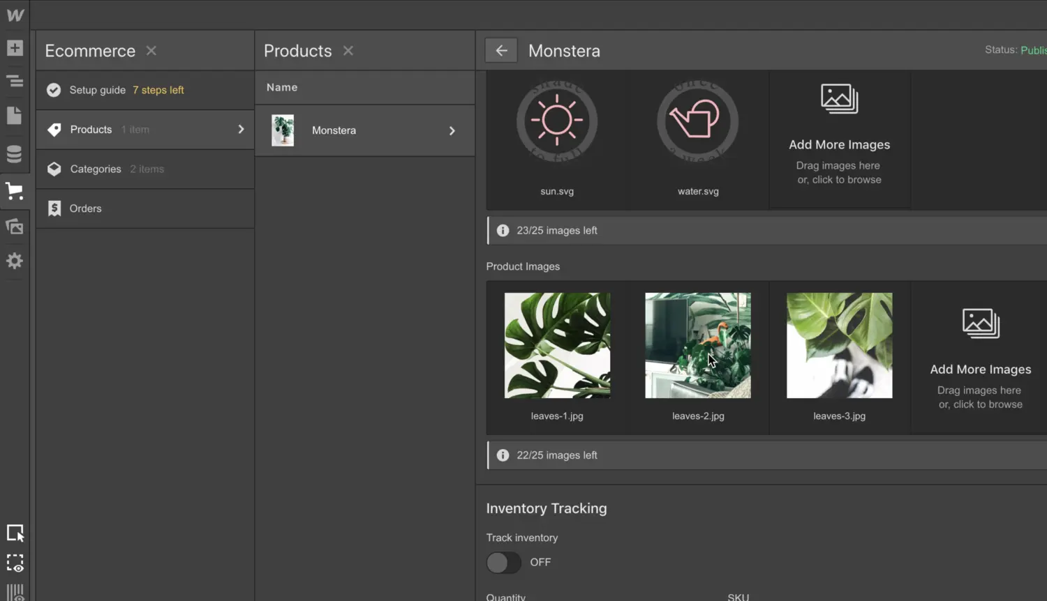 Upload up to 25 images at once with the new multi-image field