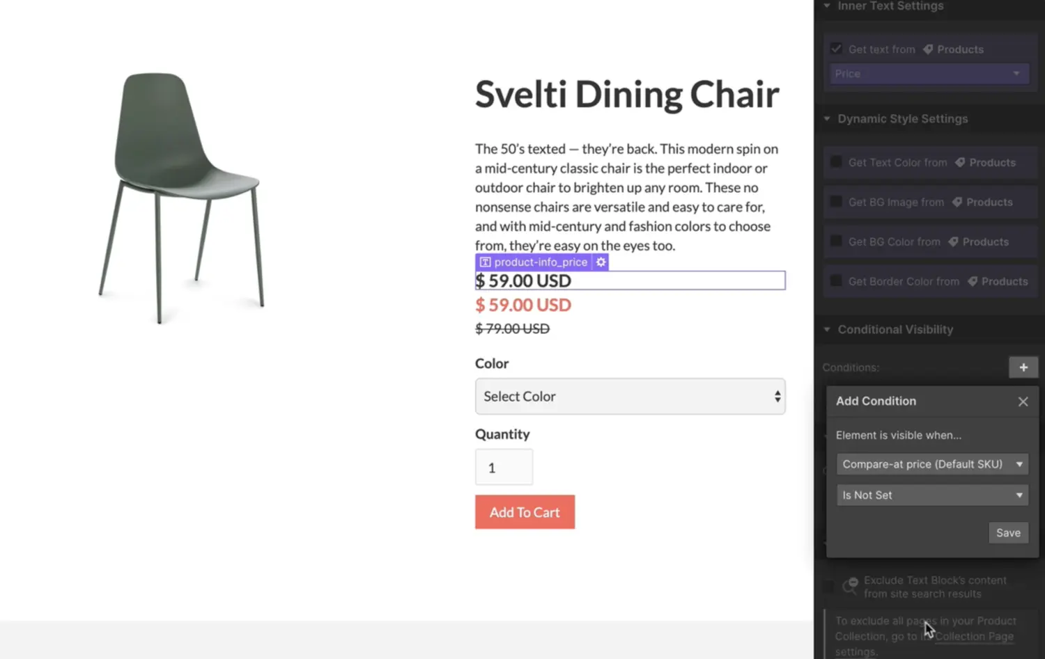 Create designs that flex based on Ecommerce product and order data