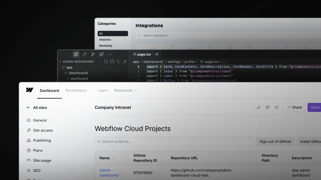 Introducing Webflow Cloud