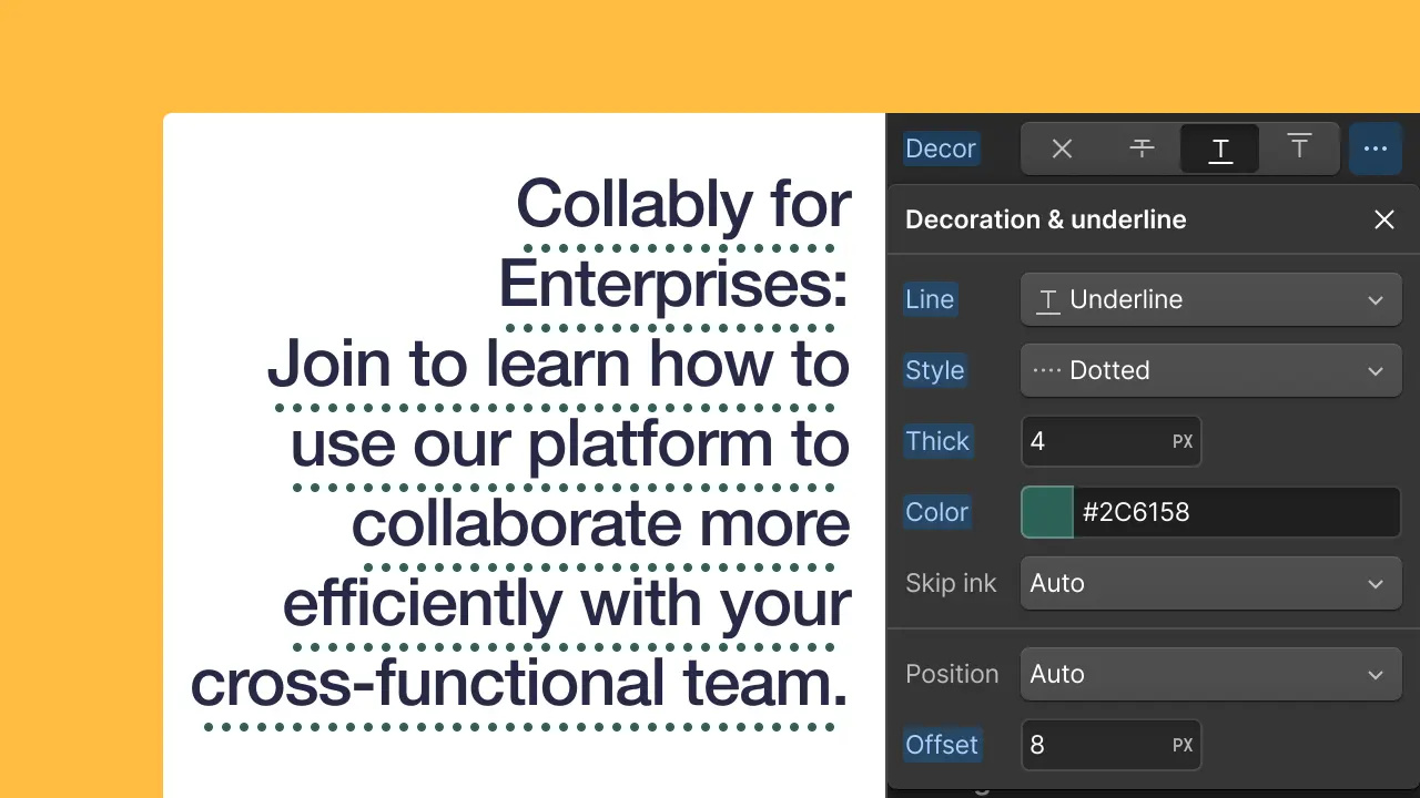 Text Decoration Styles