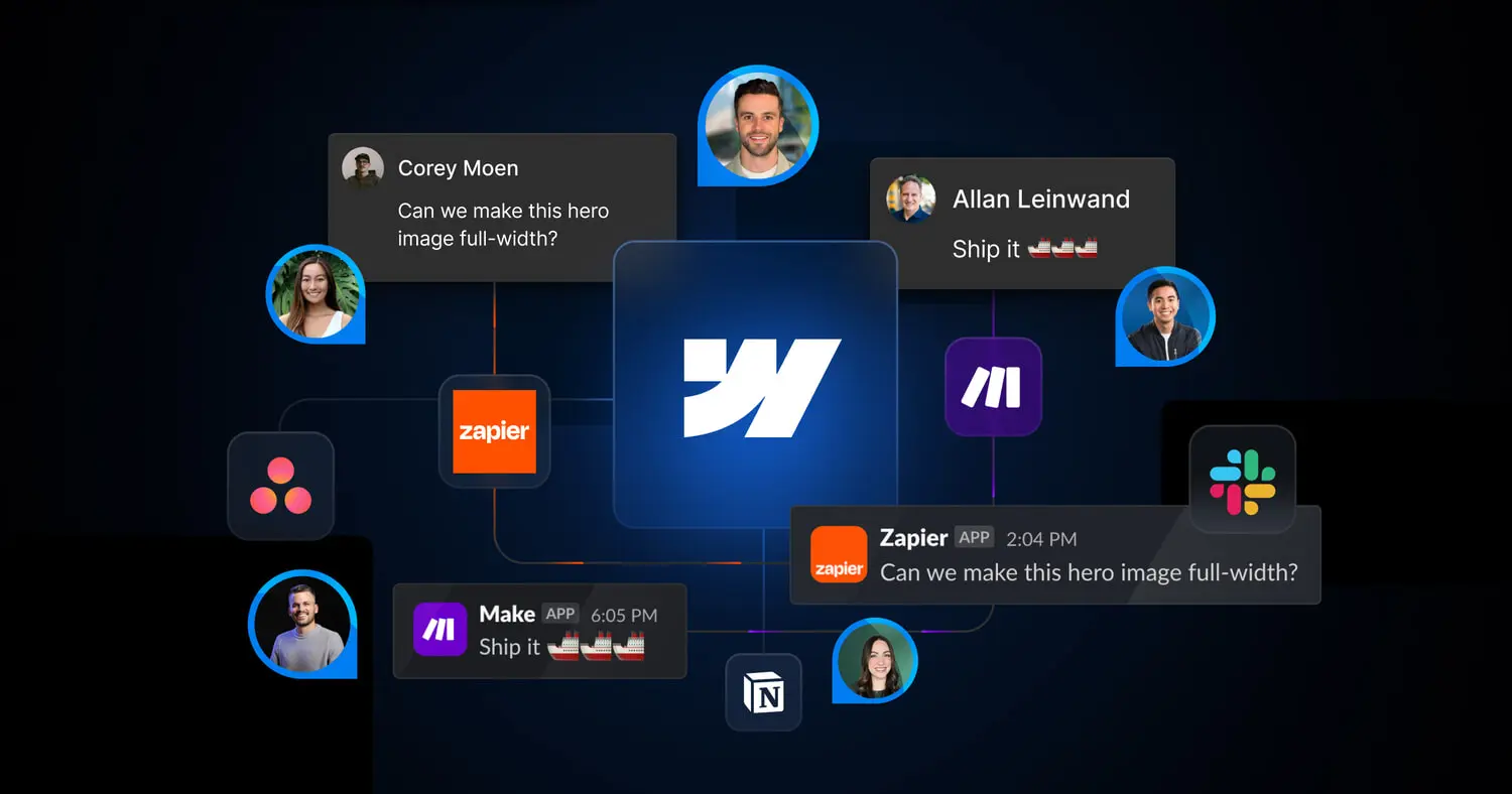 Teamwork gets an upgrade: a new commenting experience in Webflow