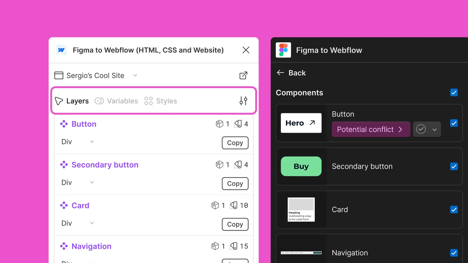 Major Figma to Webflow improvements