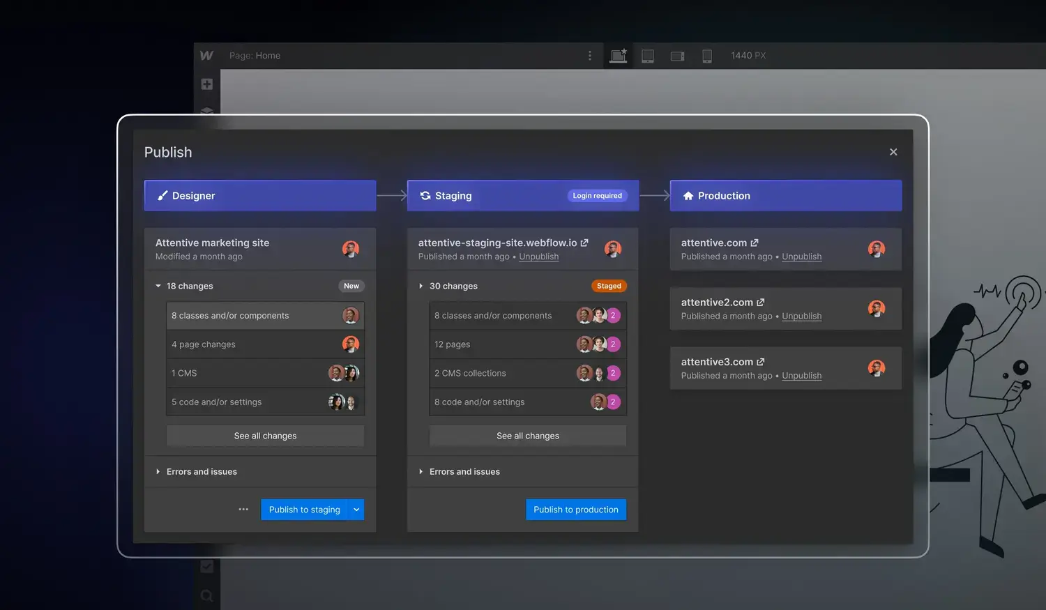 Protect your site with improved publishing workflows