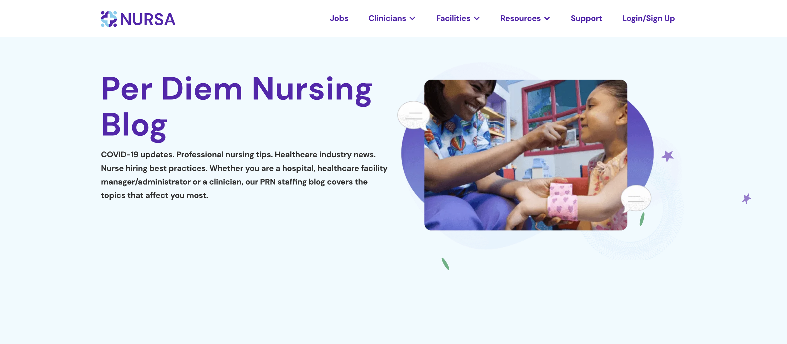 Nursa's refreshed blog