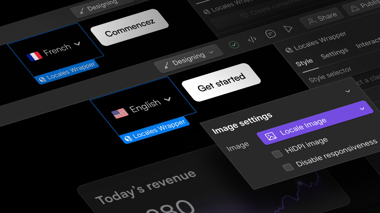 Add custom images to your locale switcher without writing code