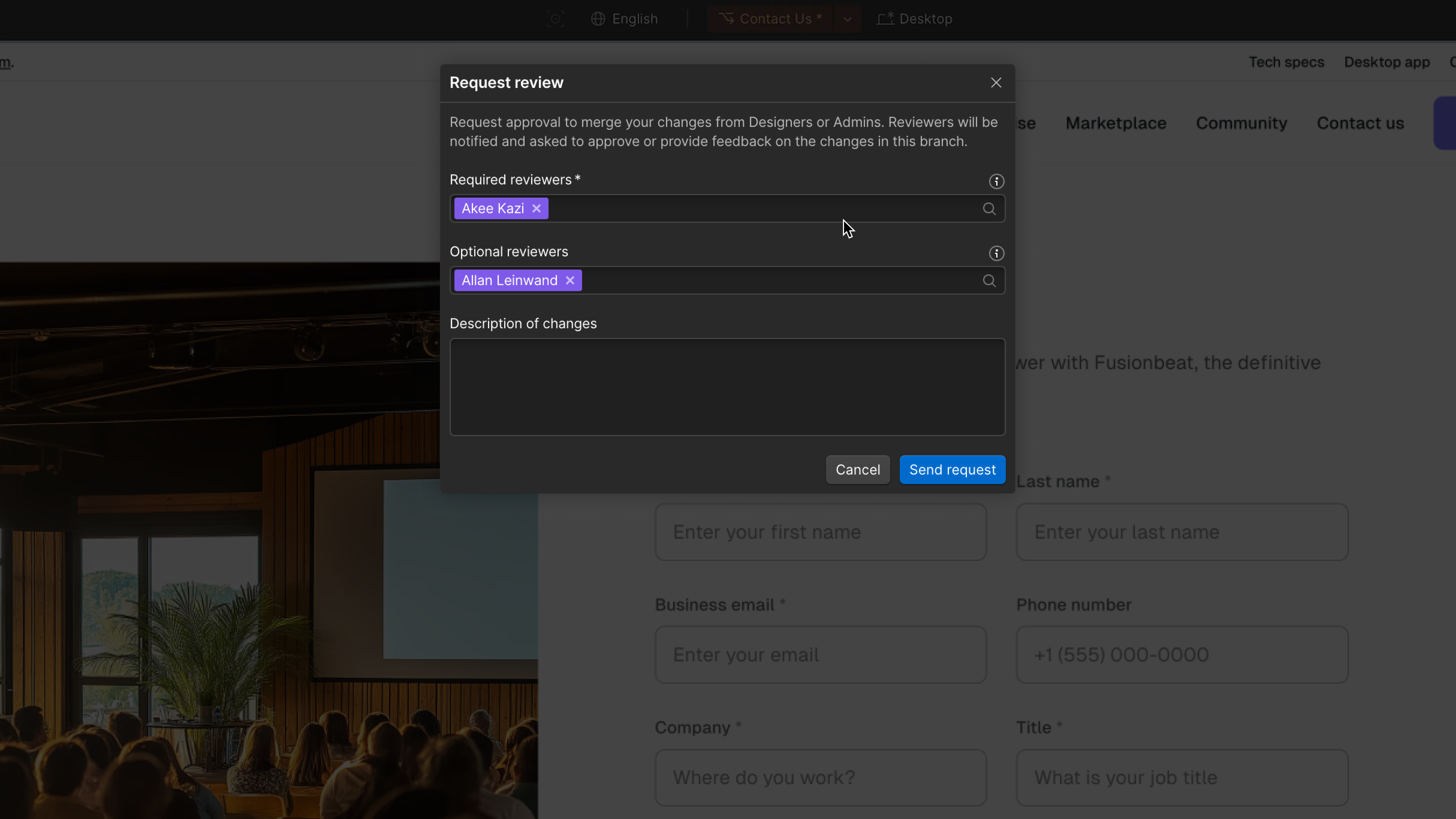 You can now designate which stakeholders are required to review vs. which are optional reviewers in Webflow.