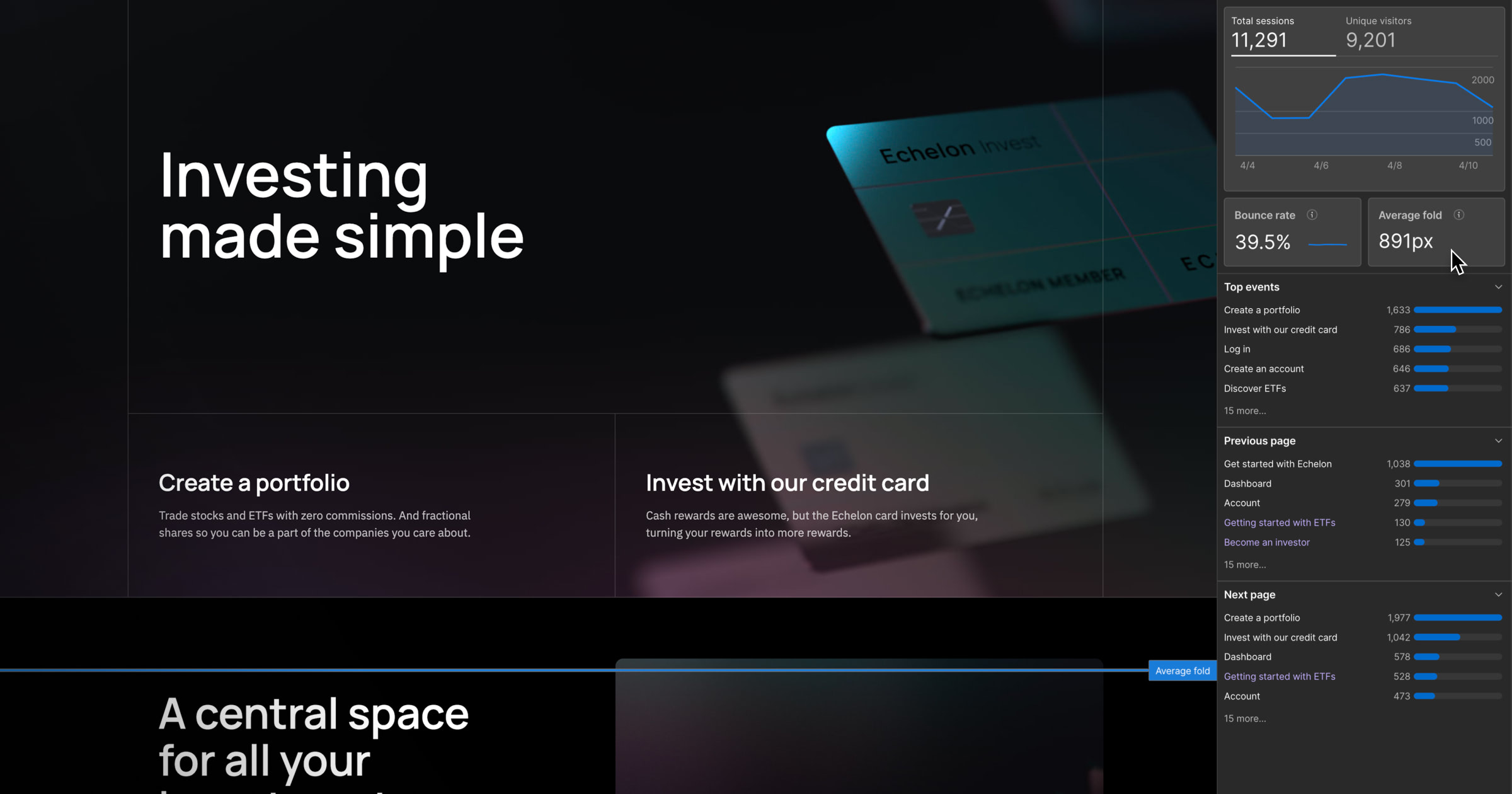 New features in Webflow Analyze