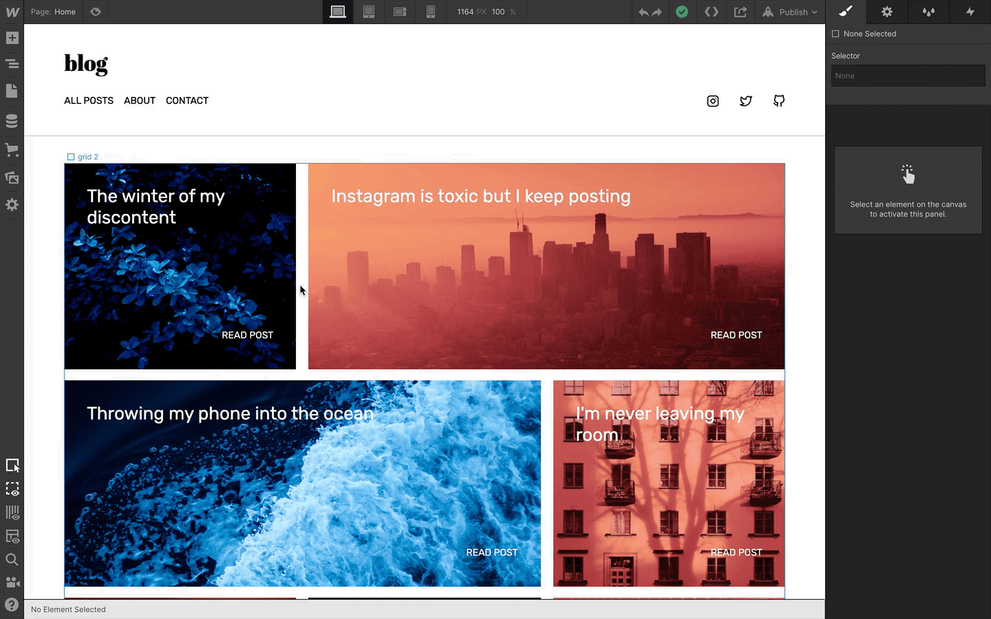 Open the asset manager to a wider view to find what you’re looking for faster.