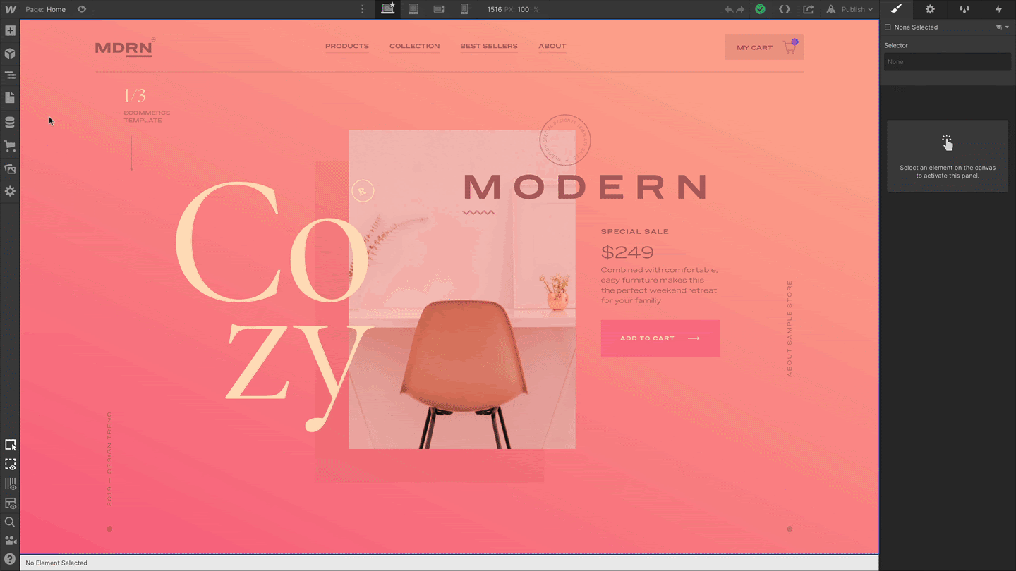 Create a new folder and bulk move assets within it.