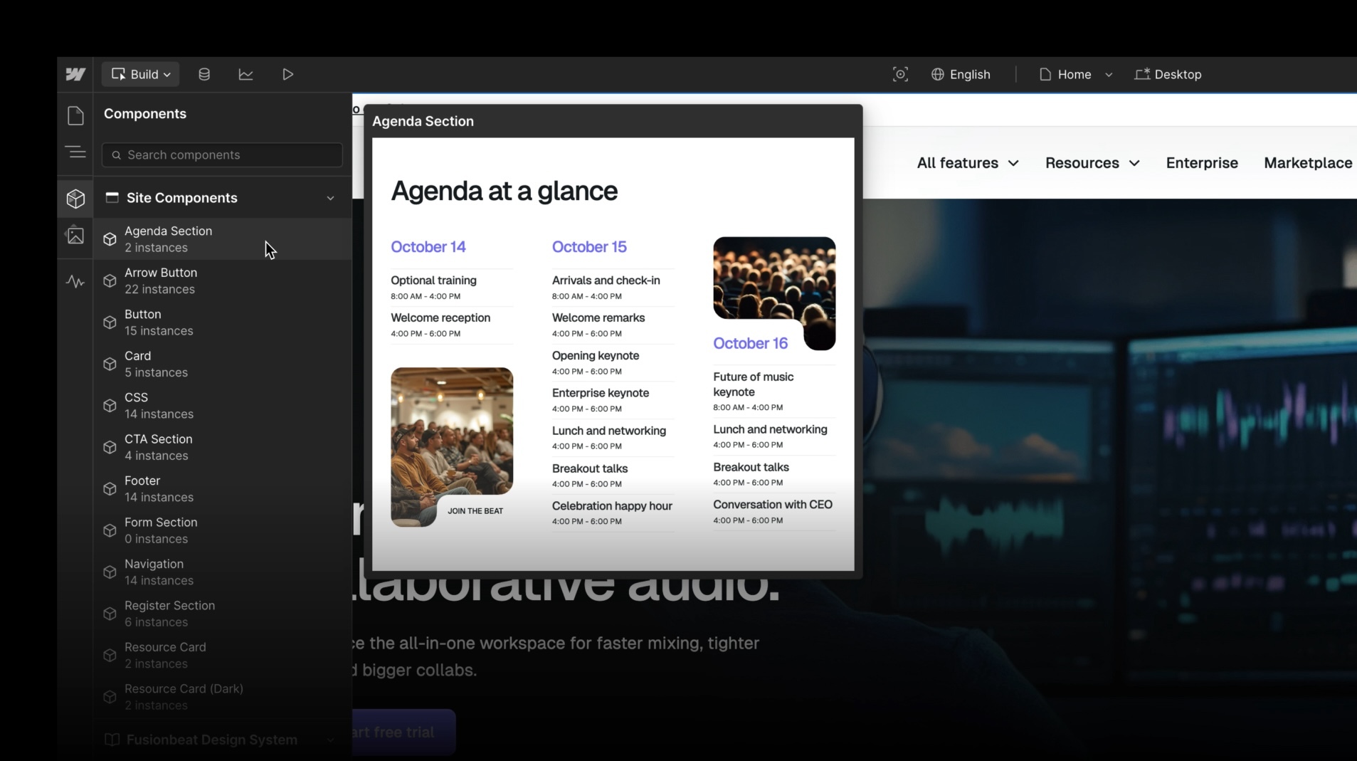 Drag-and-drop page building to empower marketers to launch campaigns faster