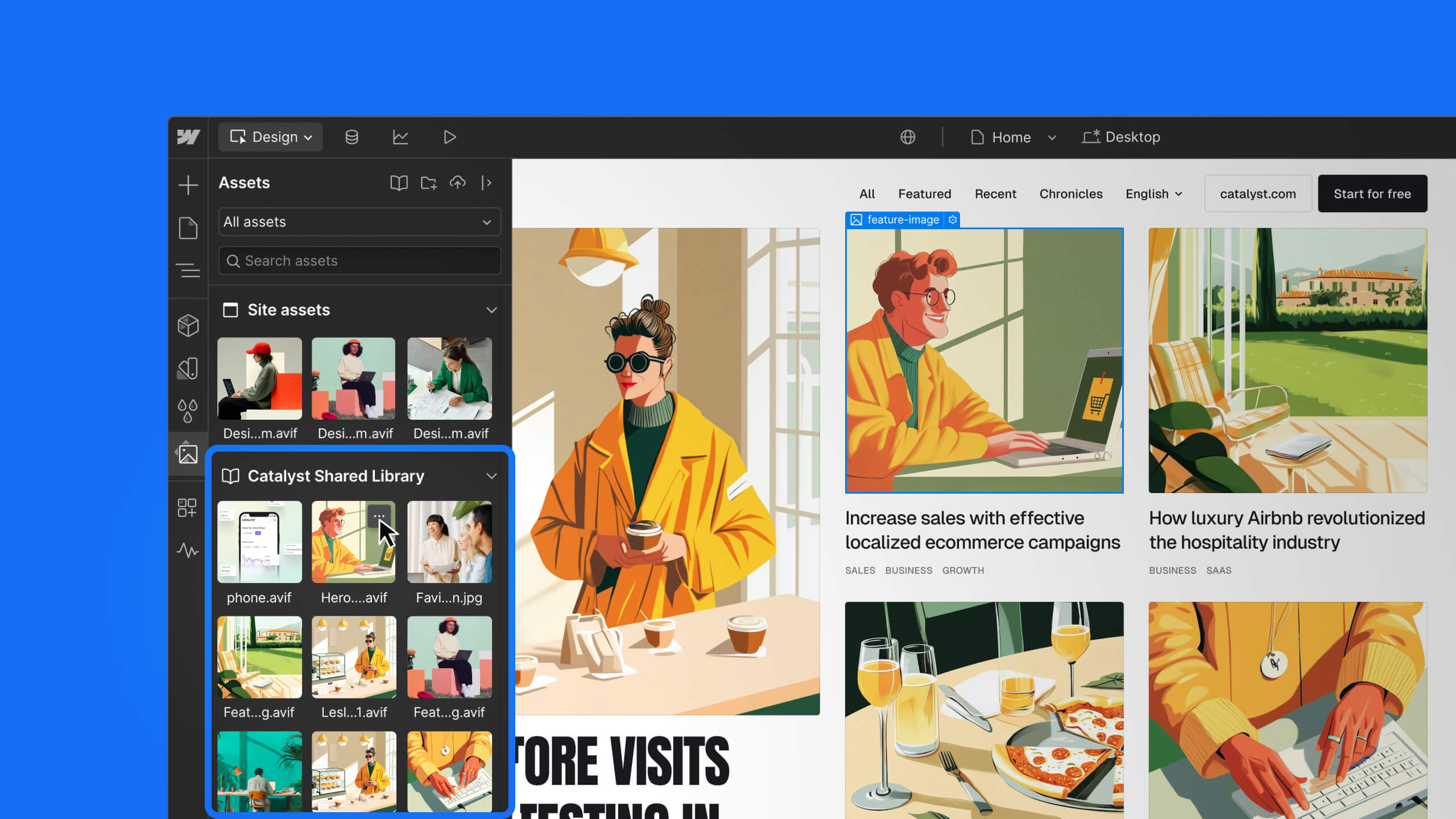 Share assets and variable modes across your Workspace