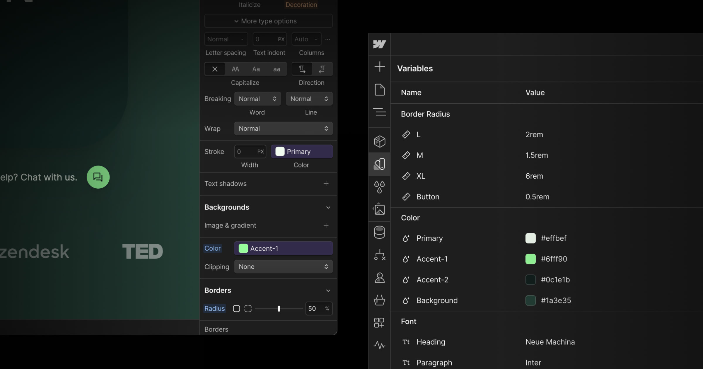 Codify your design system with variables