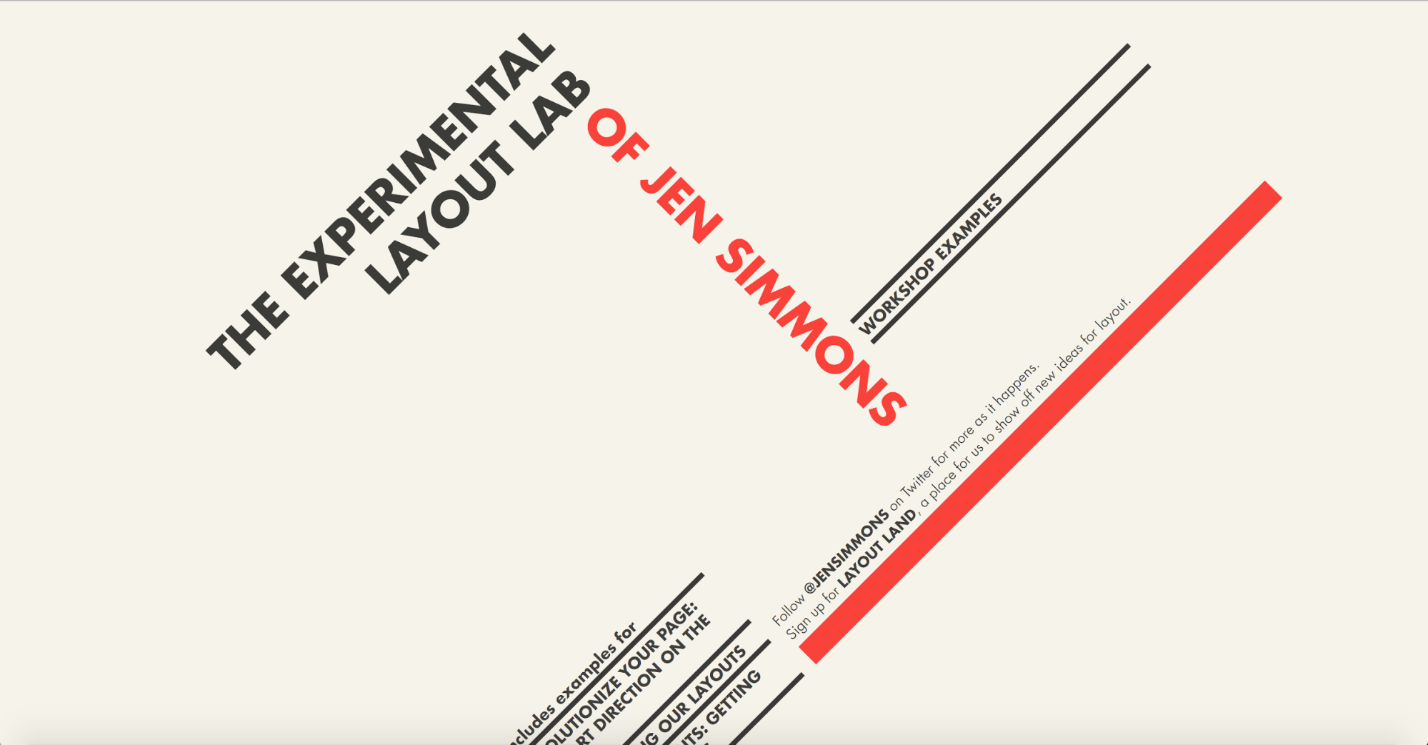 The Experimental Layout Lab of Jen Simmons