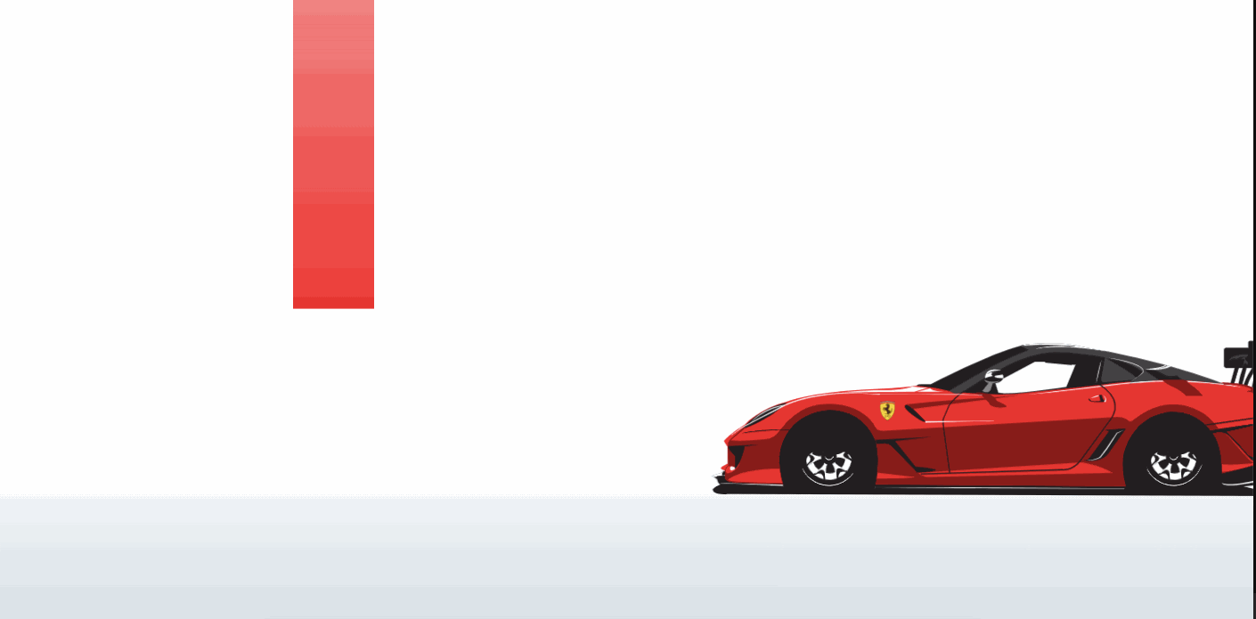 gif of ferrari GT3 website