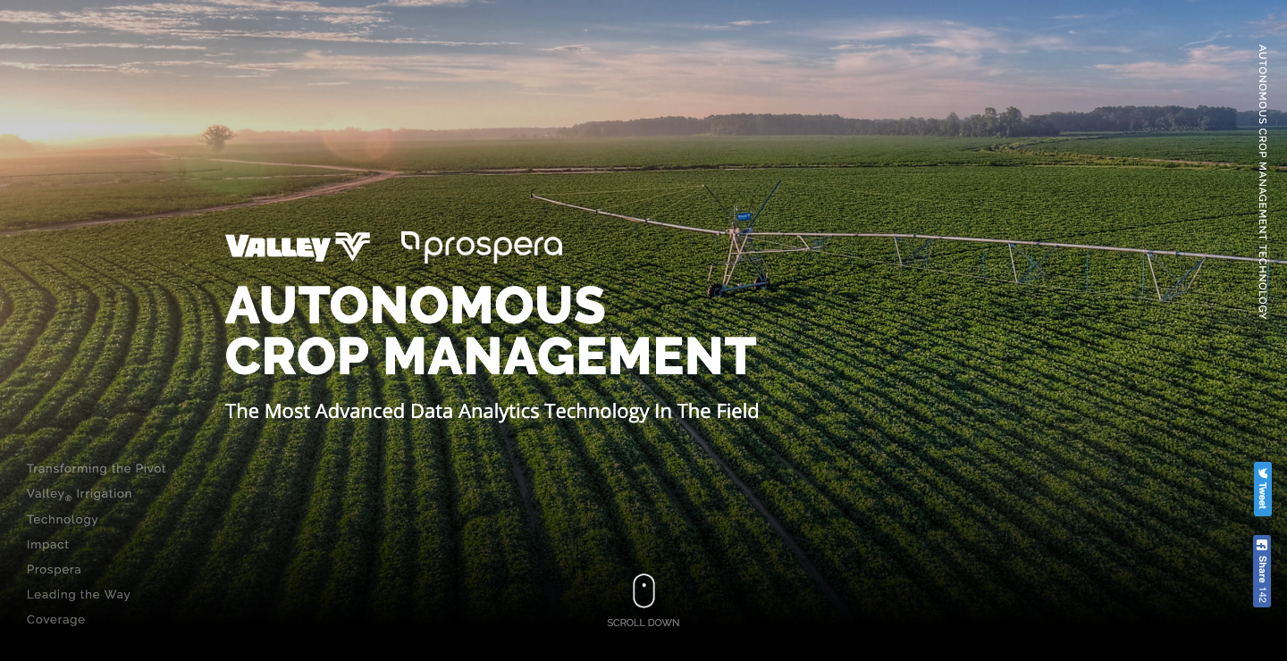 Valley Prospera homepage. 