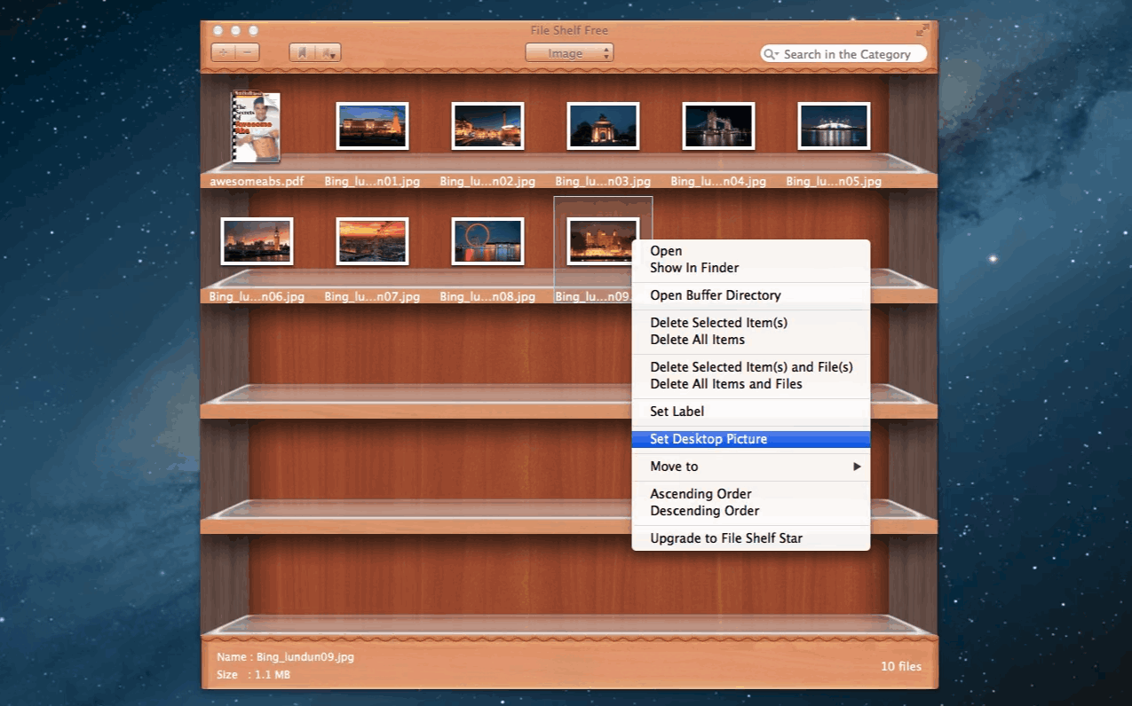 A screenshot of Apple’s skeuomorphic digital bookshelf design.
