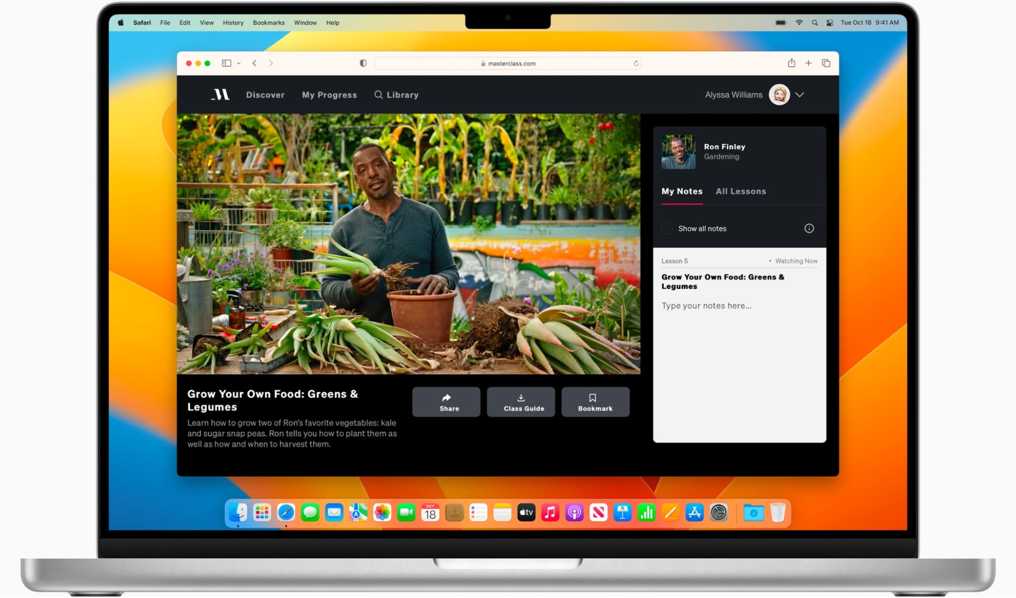 Screenshot of Safari browser on laptop running MacOS