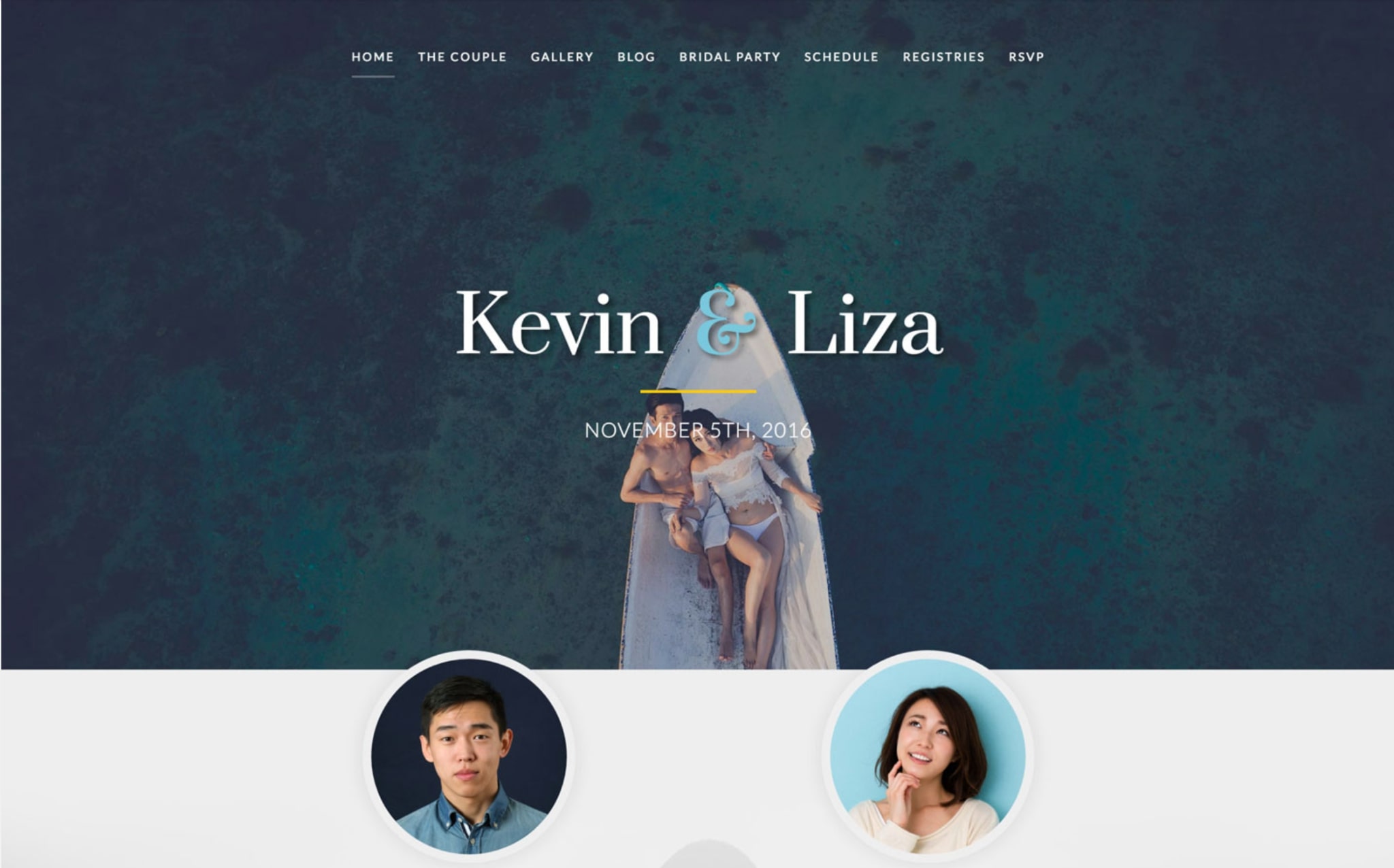 An image of the Marriage wedding template.