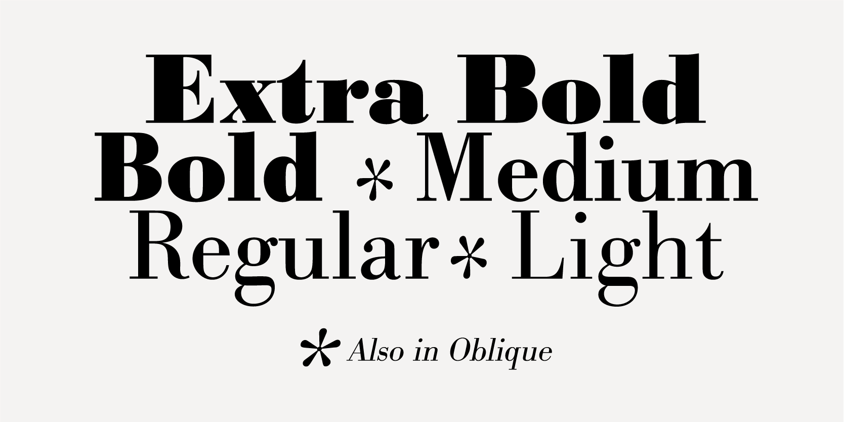 Example of Bodoni font